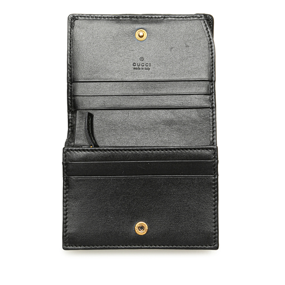 Pre-Loved Gucci Double G Web Trapuntata Compact Wallet - Picture 9 of 10